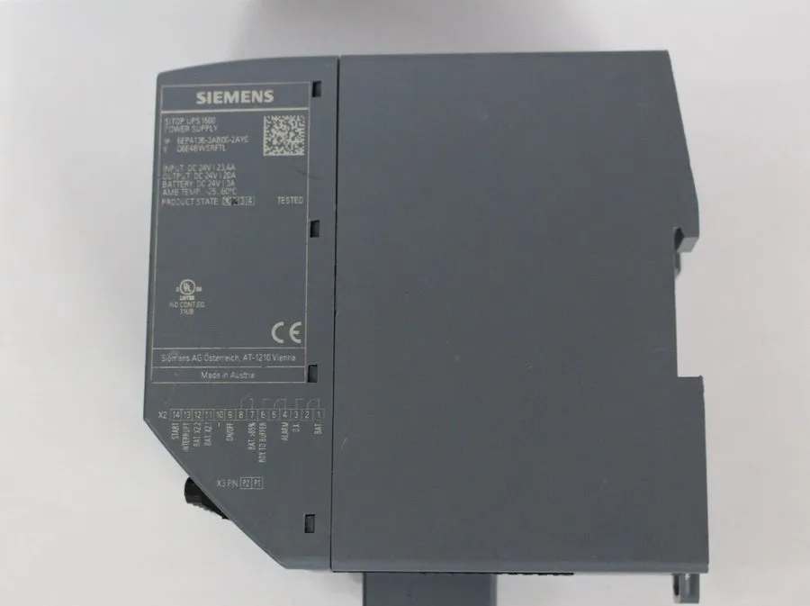 Блок питания Siemens 6EP4134-3AB00-2AY0 Power Supply SITOP UPS1600 24Vdc