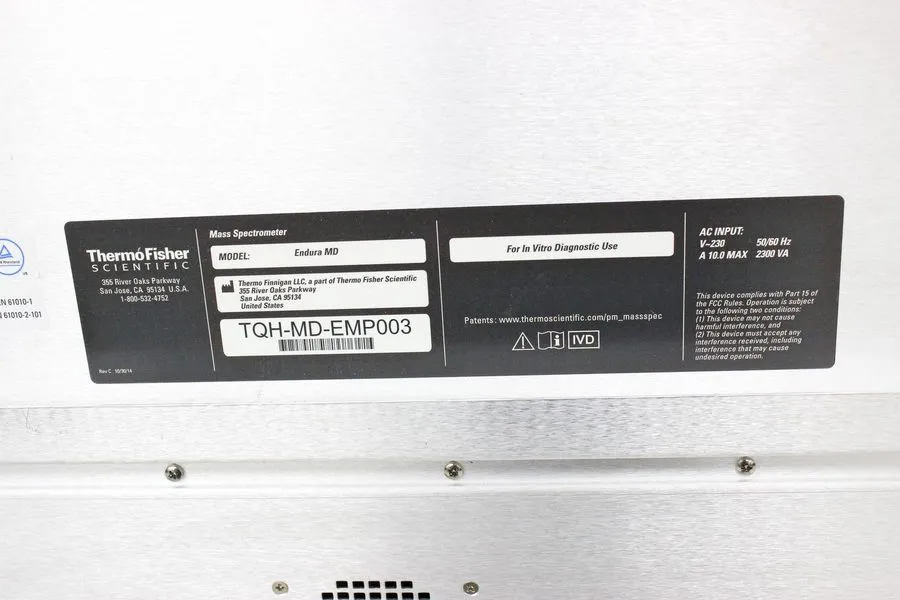 Спектрометр Thermo Endura MD Mass Spectrometer — фото лота 2
