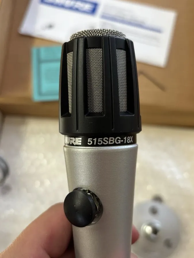 Микрофон Shure 515SBG-18X Dynamic Wired Microphone but — фото лота 1