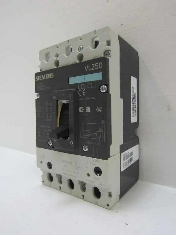 Автоматический выключатель Siemens Over-current Tripper Circuit Breaker 3VL9325- — фото лота 1
