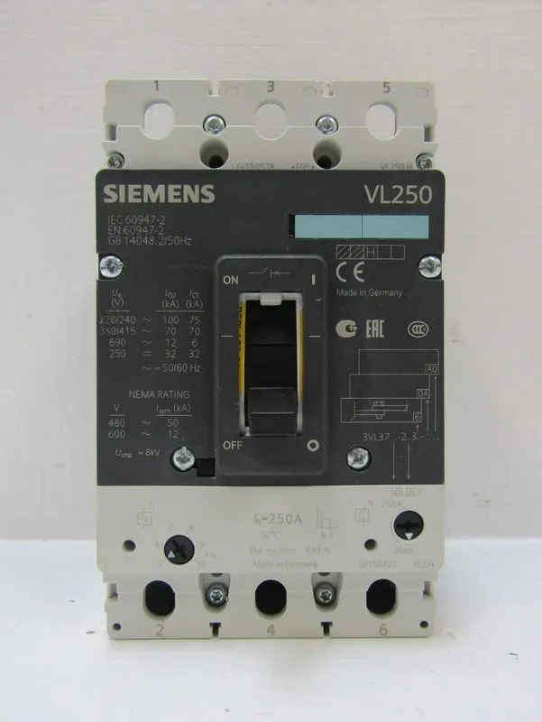 Автоматический выключатель Siemens Over-current Tripper Circuit Breaker 3VL9325- — фото лота 2