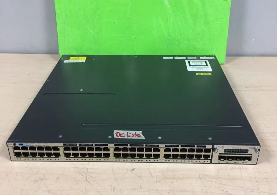 Коммутатор Cisco WS-C3750X-48T-E 48-Port Gigabit 3750X Switch With C3KX-NM-10G