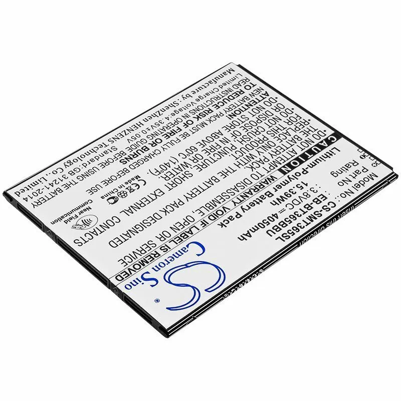 Батарея 4050mAh Battery для Samsung Galaxy Tab Active 2,SM-T360,SM-T365,SM-T390/ — фото лота 1
