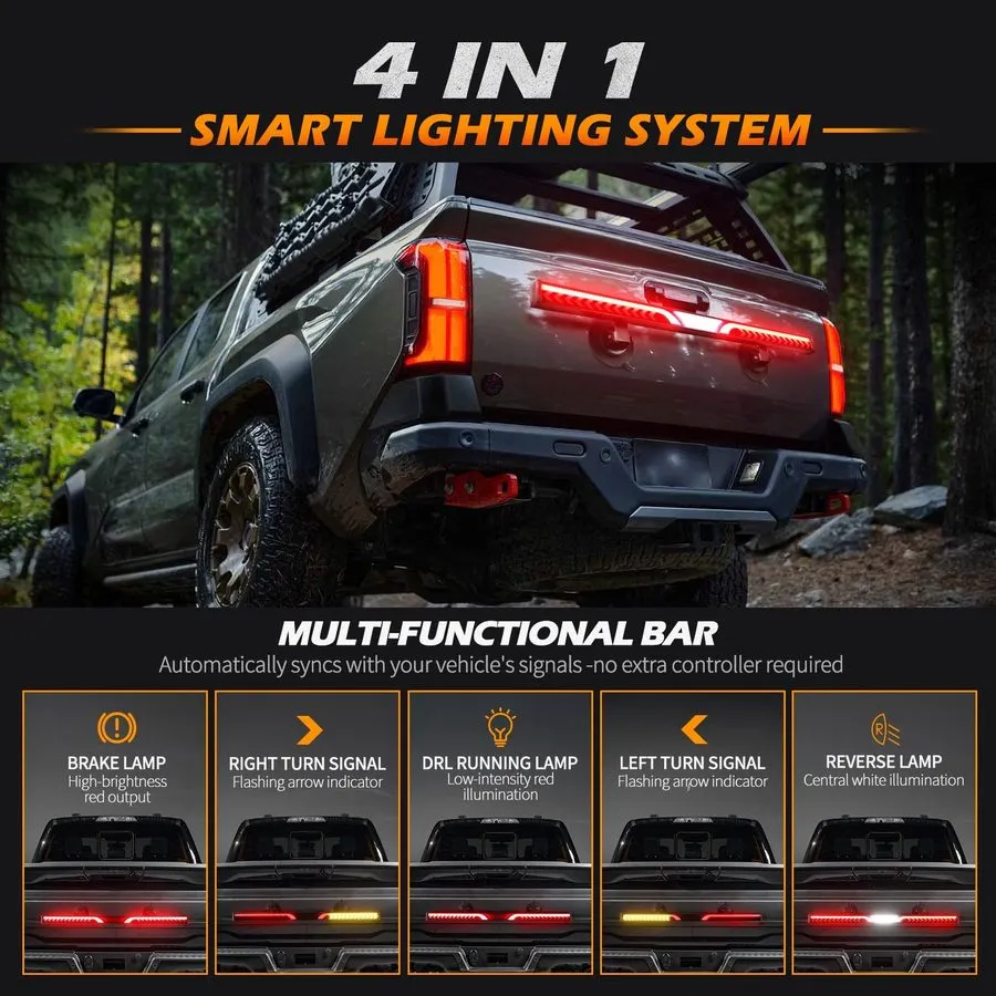 Вакуумная присоска LED Tailgate Light Bar 35" Suction Cup 4-Function Strip — фото лота 2
