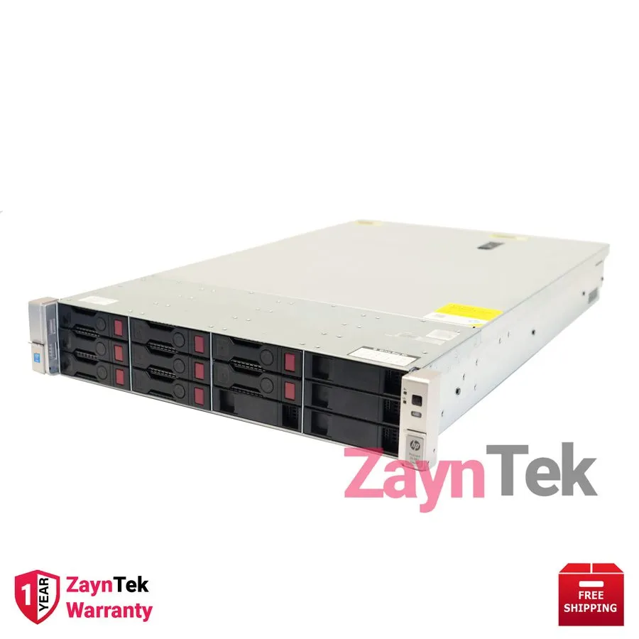 Сервер HPE PROLIANT DL380 G9 12LFF RACKSERVER 64GBDDR4 1xE52630v3 NEWHPE 24TB HD