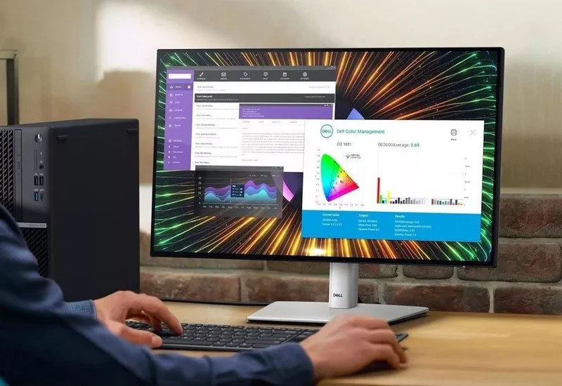 Монитор Dell UltraSharp U2424H 24" Class Full HD LED Monitor 16:9 Silver