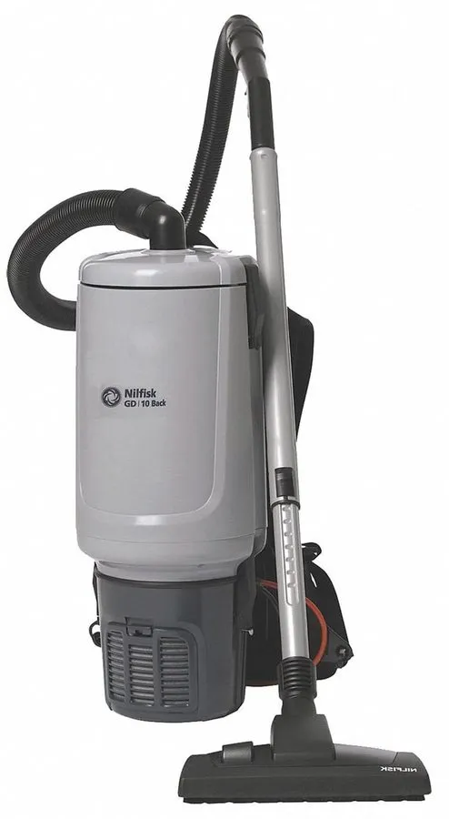 Складское оборудование NILFISK 9060709010 Backpack Vacuum,Disposable Bag,10.8 lb