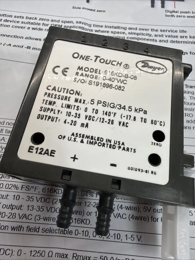 Датчик давления 616KD-B-08 replaces 616C-5 Differential pressure transmitter