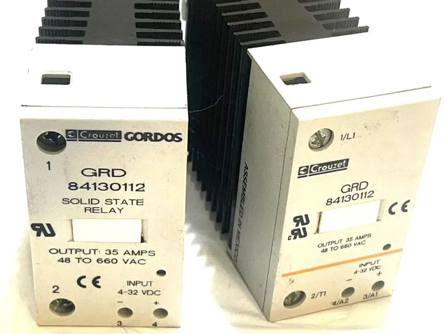 Реле Crouzet Gordos GRD 84130116 Solid State Relay Output 25A 48 to 660 VAC.
