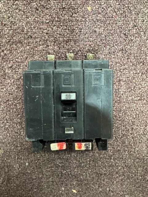 Автоматический выключатель SQUARE D EHB34020 EHB 3 POLE 20 AMP 480v CIRCUIT BREA