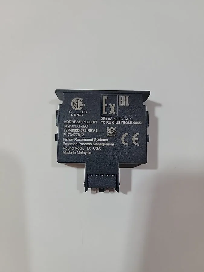 Трубопроводная арматура FISHER ROSEMOUNT KL4501X1-BA1, ADDRESS Plug No.1, 12P498 — фото лота 1