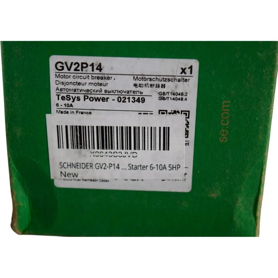 Автоматический выключатель Schneider Electric GV2P14 Motor Circuit Breaker 3 Pol
