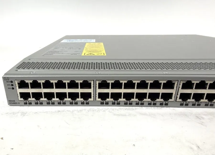 Коммутатор Cisco N9K-C92348GC-X Nexus 9200 48-Port 1G & 4-Port 10/25G Switch — фото лота 2