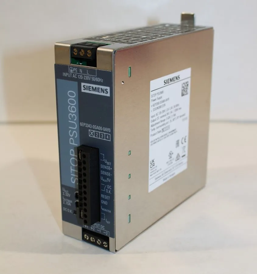 Блок питания SIEMENS 6EP3343-0SA00-0AY0 POWER SUPPLY SITOP PSU3600