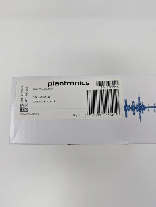 VoIP-шлюз Plantronics SupraPlus HW261N Binaural Noise-Canceling QD Headset