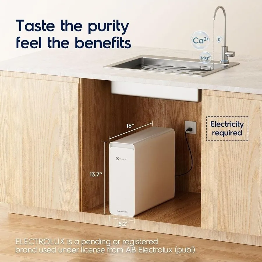 Насос 800GPD RO Water Filter Reverse Osmosis System 8 Stage 3:1 Pure to Drain