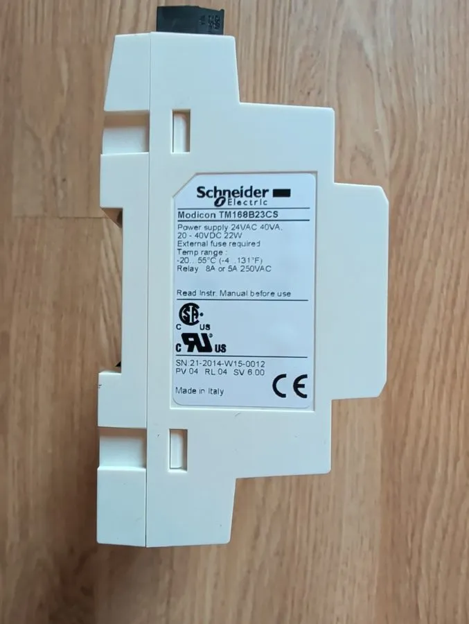 ПЛК SCHNEIDER ELECTRIC Modicon TM168B23CS Base Blind BMS Controller ITALY — фото лота 1