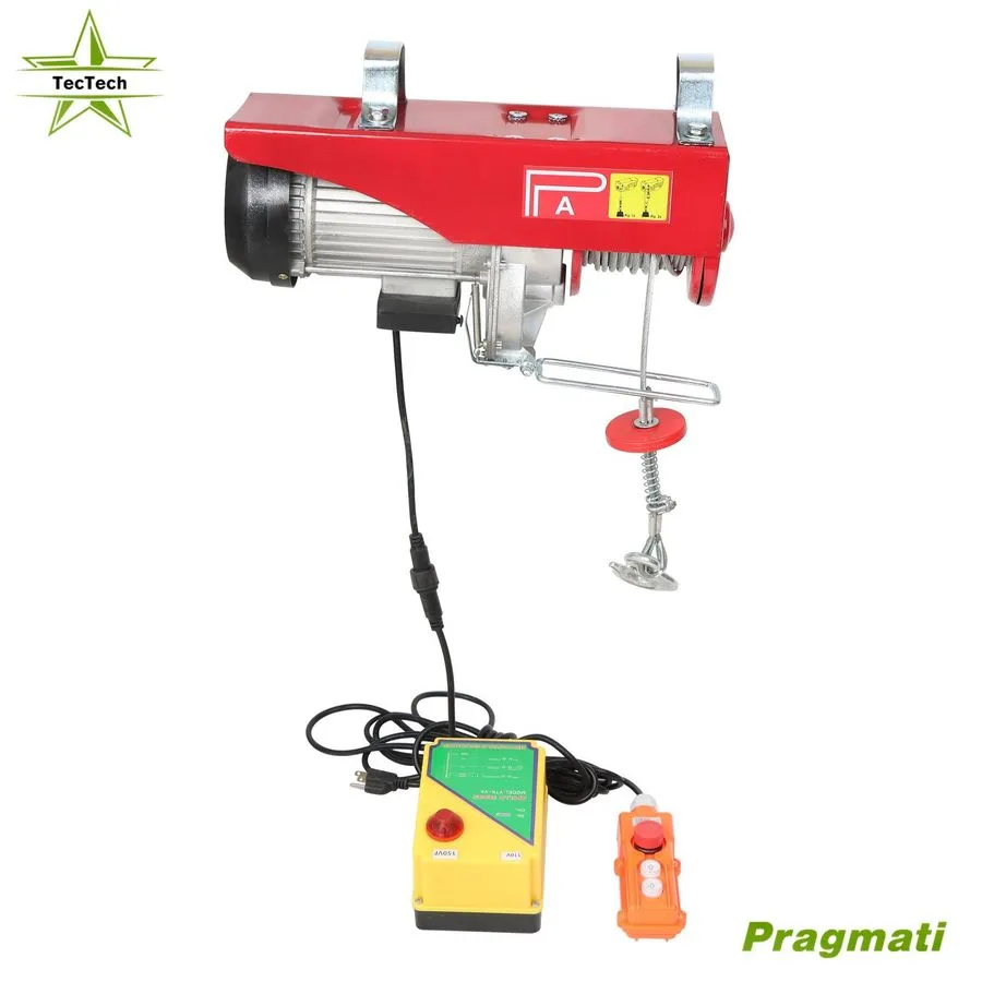 Таль ALL-CARB PA1000 2200lbs 110v Electric Hoist 1600W with Wireless Remote Cont — фото лота 2