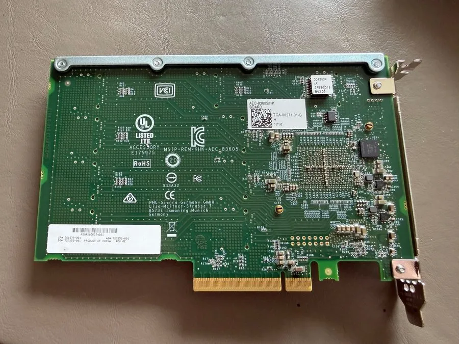 Экспандер Hp Smart Array 12gb Pci-e Sas Expander Card, 761879-001, 727252-001