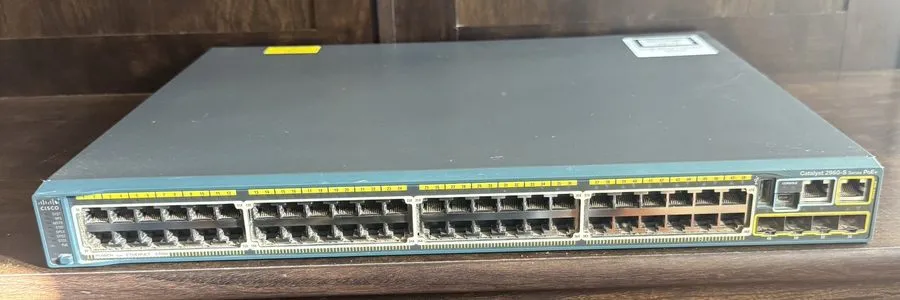 Коммутатор Cisco WS-C2960S-48FPS-L Catalyst 2960-S 48-Port PoE+ Network Switch