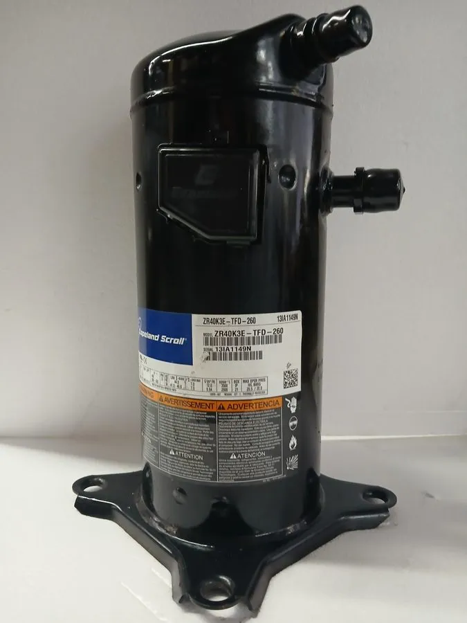 Компрессор Copeland Compressor ZR40K3E-TFD-460V/3 Phase/60Hz/R-22-R407C/3 HP/HVA