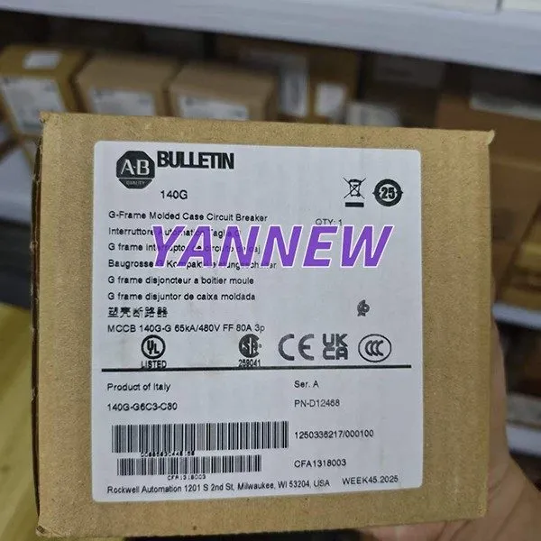 Автоматический выключатель 140G-G6C3-C80 ALLEN BRADLEY Circuit Breaker 80A 3-Pol