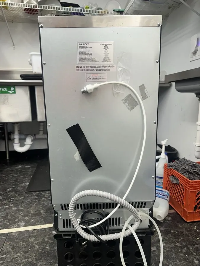 Льдогенератор AGLUCKY HZB-45A Commercial Ice Maker 100 lb/day R290 2023 Model Z5 — фото лота 1