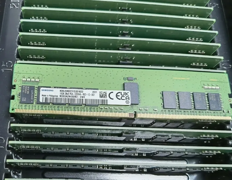 Модуль памяти Micron 16GB 2Rx8 PC4-3200AA-RE2 DDR4 RDIMM ECC Server RAM