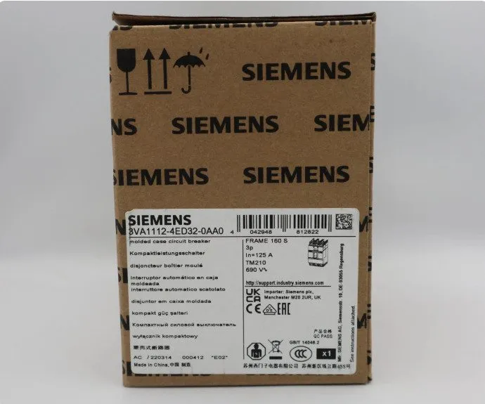 Автоматический выключатель Siemens circuit breaker 3VA1112-4ED32-0AA0 3P 125A