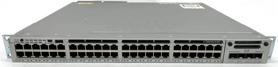 Коммутатор Cisco WS-C3850-48U-S 48-Port UPoE Switch w/ C850-NM-2-10G & Dual 1100