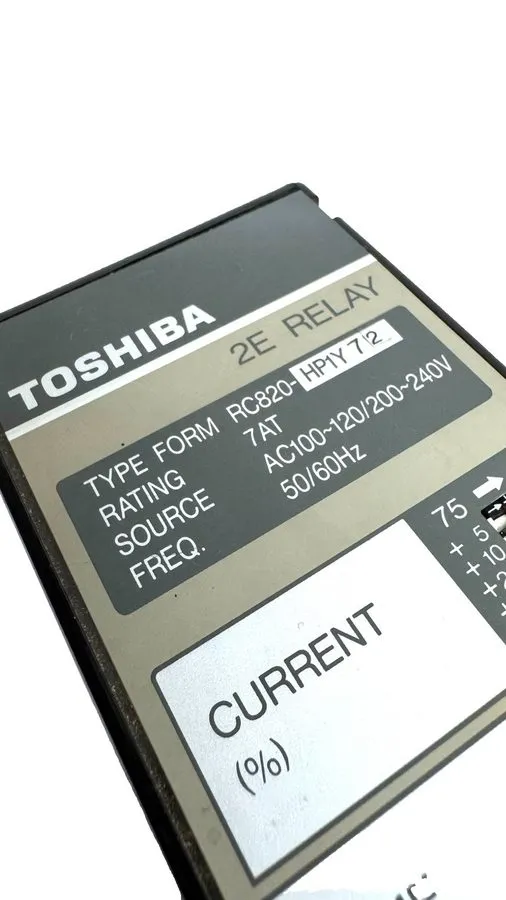 Реле защиты Toshiba RC820-HP1Y72 Solid-State Motor Protection Relay