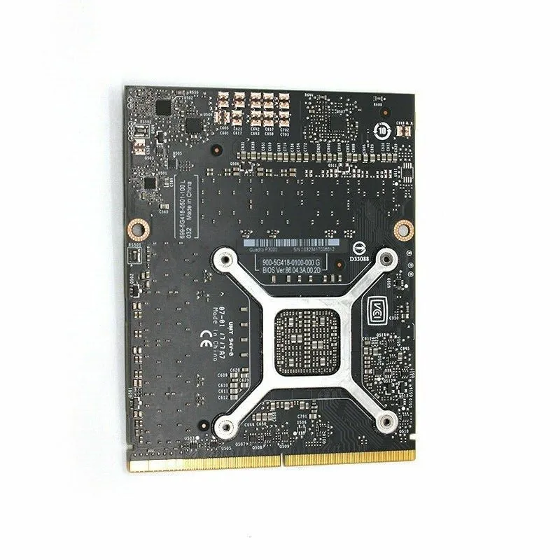 GPU-ускоритель DELL HP NVIDIA Quadro P3000 8GB N17E-Q1-A1 GDDR5 MXM Video Graphi