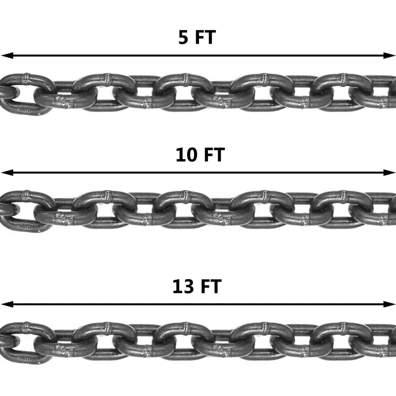 Строп Uimoso 5/16" 5ft/10ft Chain Sling 4 Legs Alloy Steel Lifting Sling Hook Ch — фото лота 1