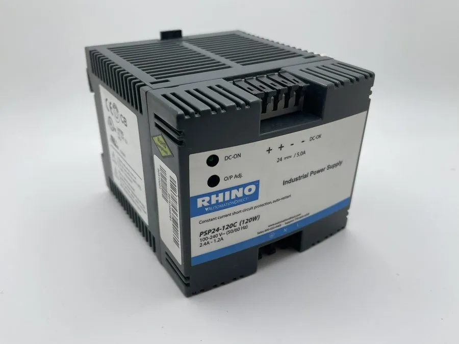 Блок питания RHINO PSP24-120C 24VDC 5A 120W DIN Rail Power Supply 120/240VAC