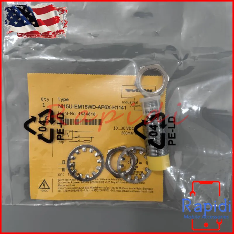 Датчик приближения Turck Proximity Sensor Switch Ni15U-EM18WD-AP6X-H1141