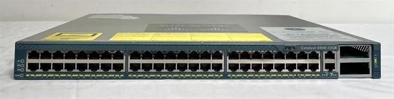 Коммутатор Catalyst 4948-10GE PoE+ 48-port Ethernet Network Switch WS-C4948-10GE — фото лота 1