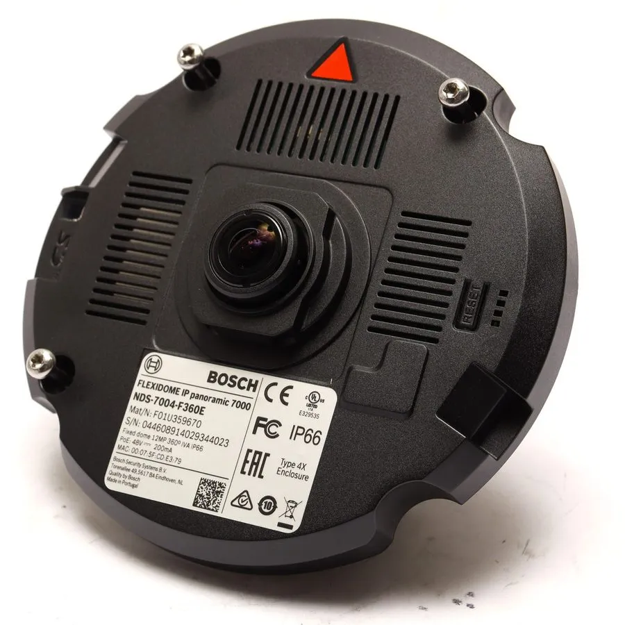 Камера Bosch Flexidome IP NDS-7004-F360E 12MP Outdoor Wi-Fi Panoramic Dome Camer — фото лота 1
