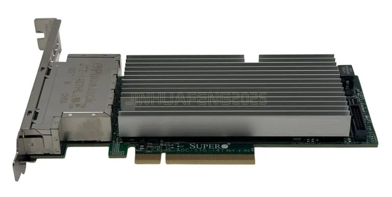 Кабель Supermicro AOC-STG-i4T 10Gigabit BaseT Quad Port 4xRJ45 SFP+ X710-T4 — фото лота 2