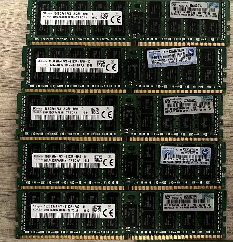 Модуль памяти 16GB SK Hynix DDR4-2133P ECC 2Rx4 SERVER RAM PC4-2133P-RA0-10