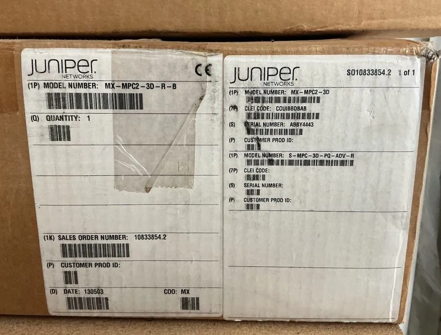 Маршрутизатор JUNIPER MX-MPC2-3D Modular Port Concentrator 2 x PIC