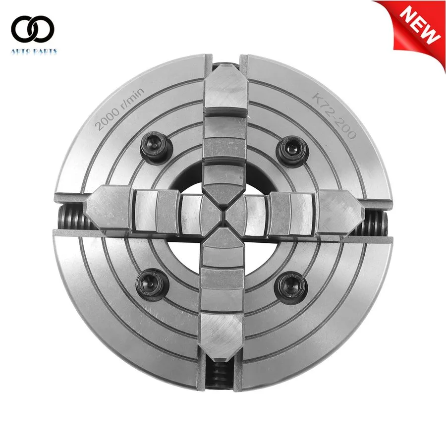 Режущий инструмент K72-200 4-Jaw Lathe Chuck 8" Alloy Steel Self-Centering Chuck