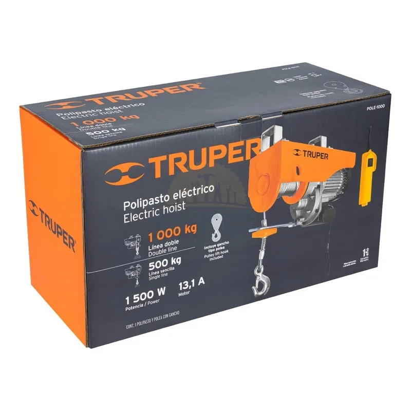 Таль Truper POLE-1000 1000kg electric hoist — фото лота 2
