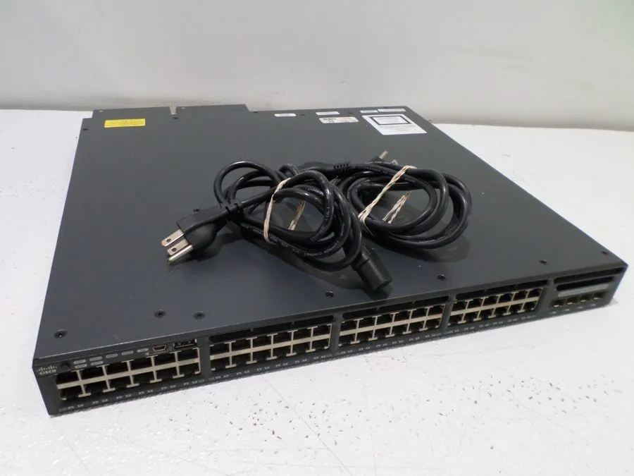Коммутатор Cisco WS-C3650-48FS-E 48-Port GE PoE+ 4x 1G Uplinks Switch