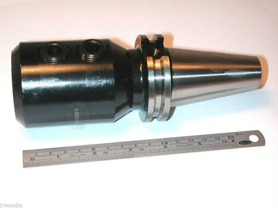 Режущий инструмент AMERICAN SUN USA Made CT40 CAT40 Long 1" End Mill HOLDER C40E — фото лота 1