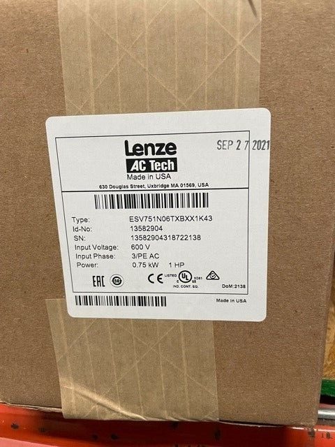 Частотный преобразователь ESV751N06TXB AC TECH LENZE STANDARD INVERTER DRIVE