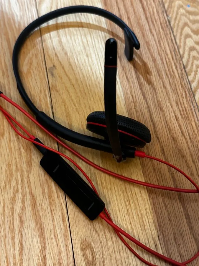 VoIP-шлюз Poly Plantronics Model C3200 USB-C Plug and Play Work Headset — фото лота 1