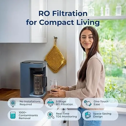 Насос Bluevua RO100ROPOT-Lite Countertop Reverse Osmosis Water Filter System, 3: — фото лота 1