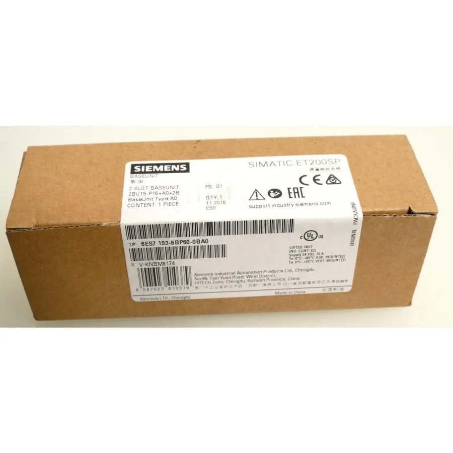 Модуль ввода-вывода Siemens 6ES7193-6BP60-0BA0 SIMATIC ET 200SP