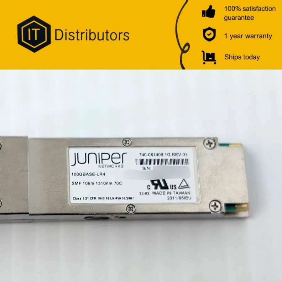 Трансивер Juniper QSFP-100G-LR4-T2