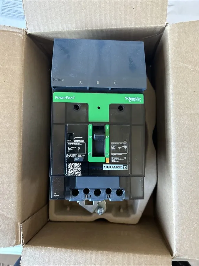 Автоматический выключатель SQUARE D BDA BDA34030Y 3 POLE 30 AMP 480 V I-LINE CIR — фото лота 2